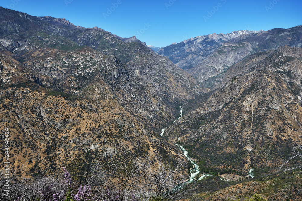 Kings Canyon National Park mountain landscape, California, USA