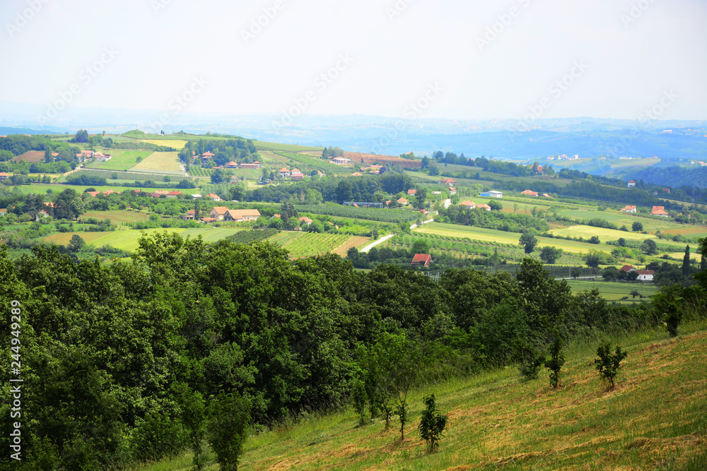 landscape in Serbia