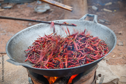 dried chilli burn, dried chilli burn from Thailand contry
