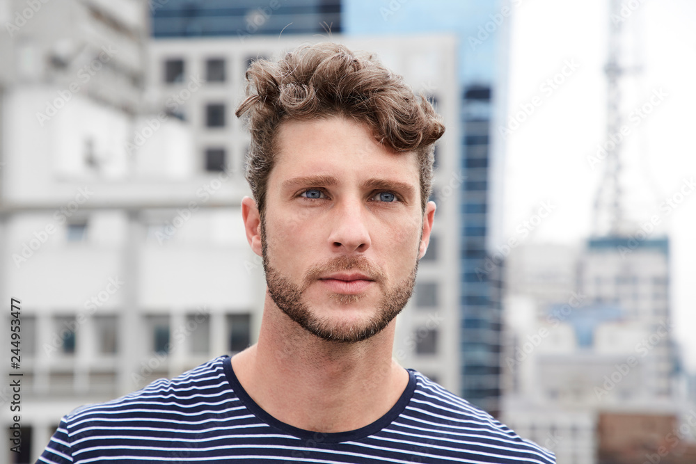 Seriously handsome guy in city Seriously handsome guy in city