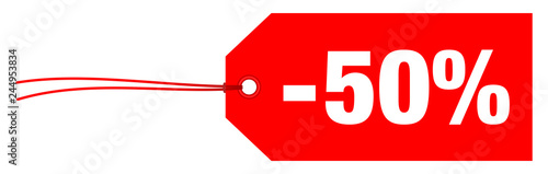 Hangtag "Sale" -50%
