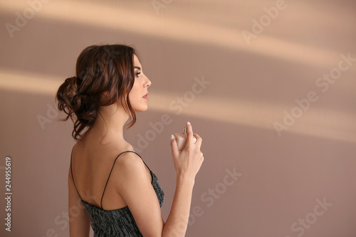 Beautiful young woman with ...
