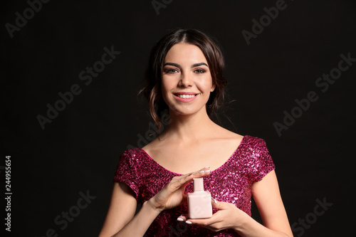 Beautiful young woman with ...