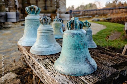 old bell in garden