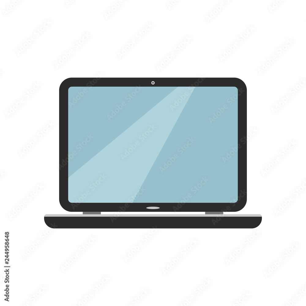 Laptop. Computer symbol. White background. Vector illustration. EPS 10. Laptop. Computer symbol. White background. Vector illustration. EPS 10.