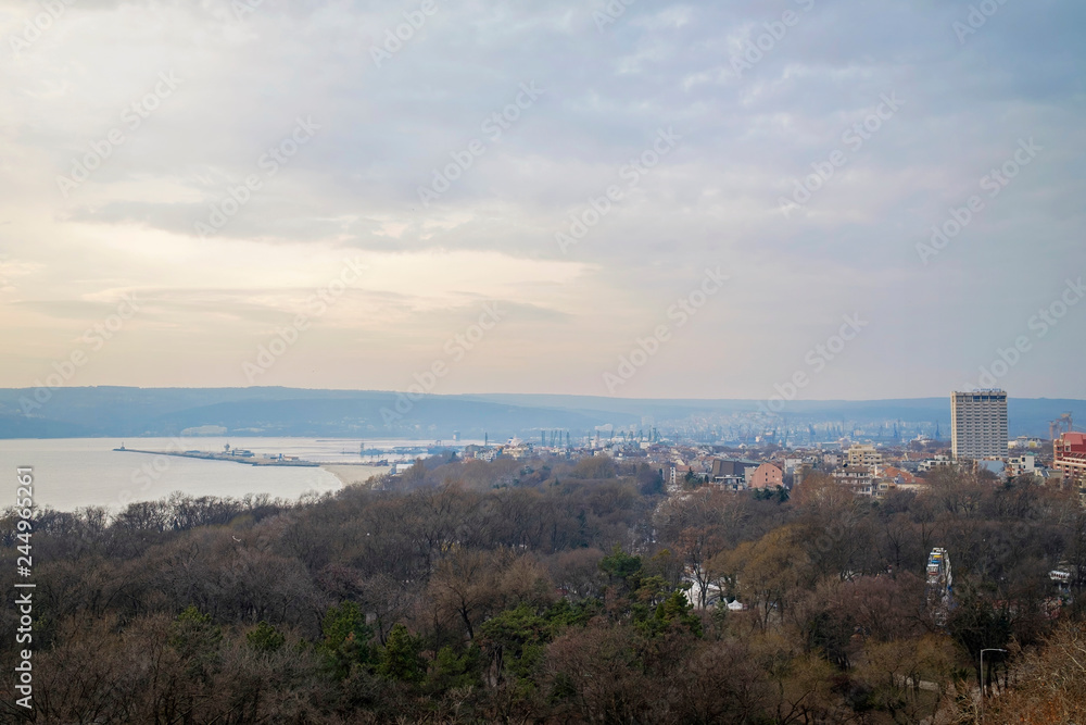 Early morning panorama of bulgarian Varna city 4 Early morning panorama of bulgarian Varna city 4