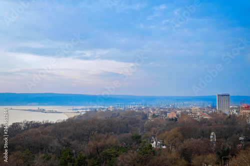 Early morning panorama of bulgarian Varna city 2