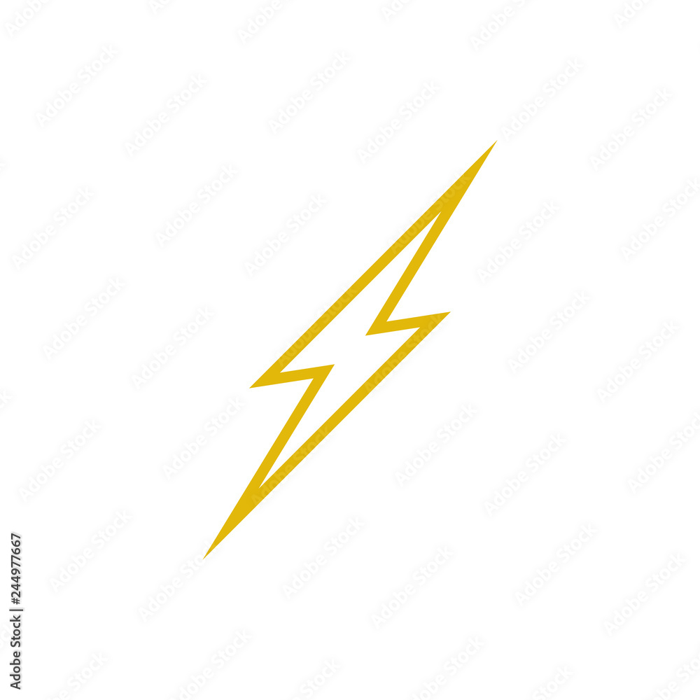 Bolt icon graphic design template vector Bolt icon graphic design template vector