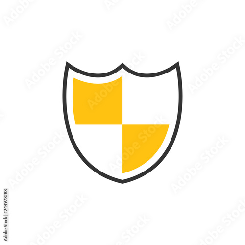 Free Download Shield icon graphic design template vector - GFXLoad