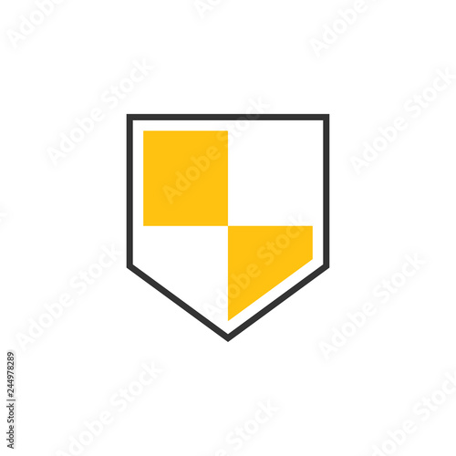 Shield icon graphic design template vector Free Download Shield icon graphic design template vector - GFXLoad