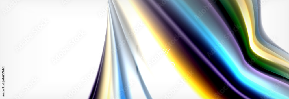 Smooth liquid blur wave background, color flow concept, illustration Smooth liquid blur wave background, color flow concept, illustration