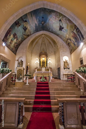 Interno della Basilica Nostra Signora di Bonaria a Cagliari