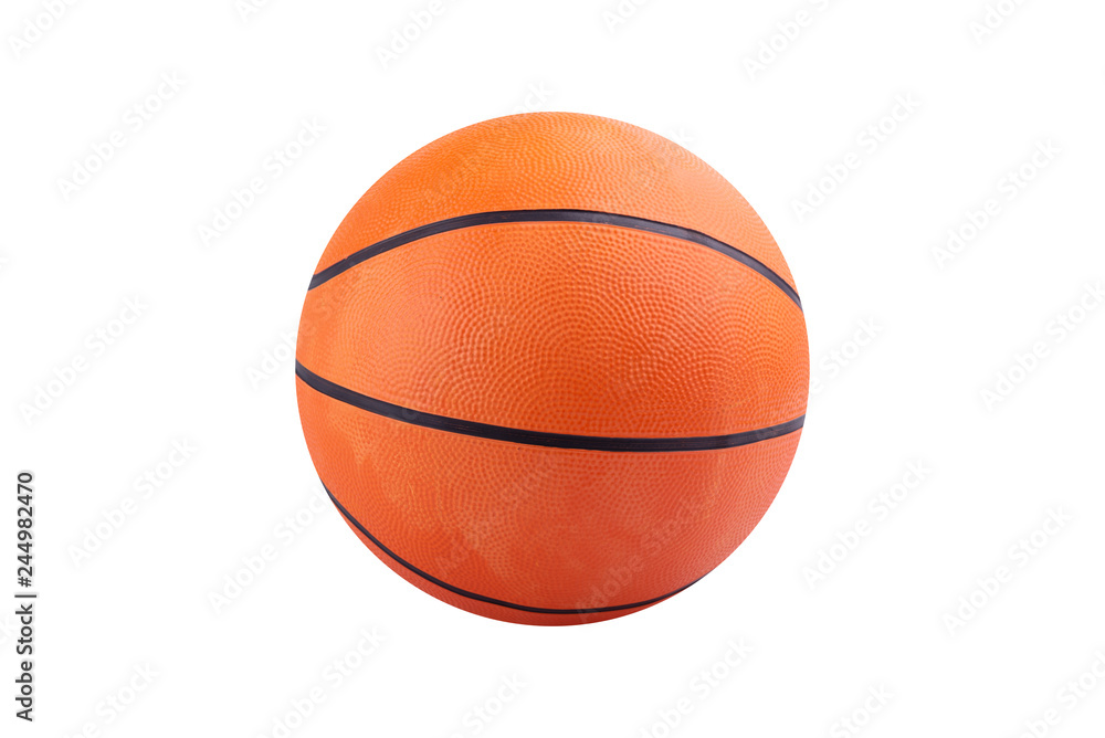 Orange basketball isolated on white background Orange basketball isolated on white background