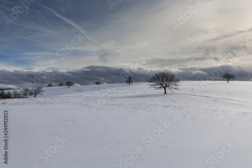Paesaggio rurale invernale in Umbria
