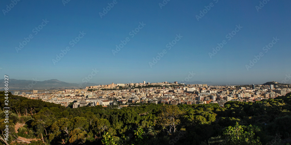 Panorama di Cagliari - Sardegna - Italia