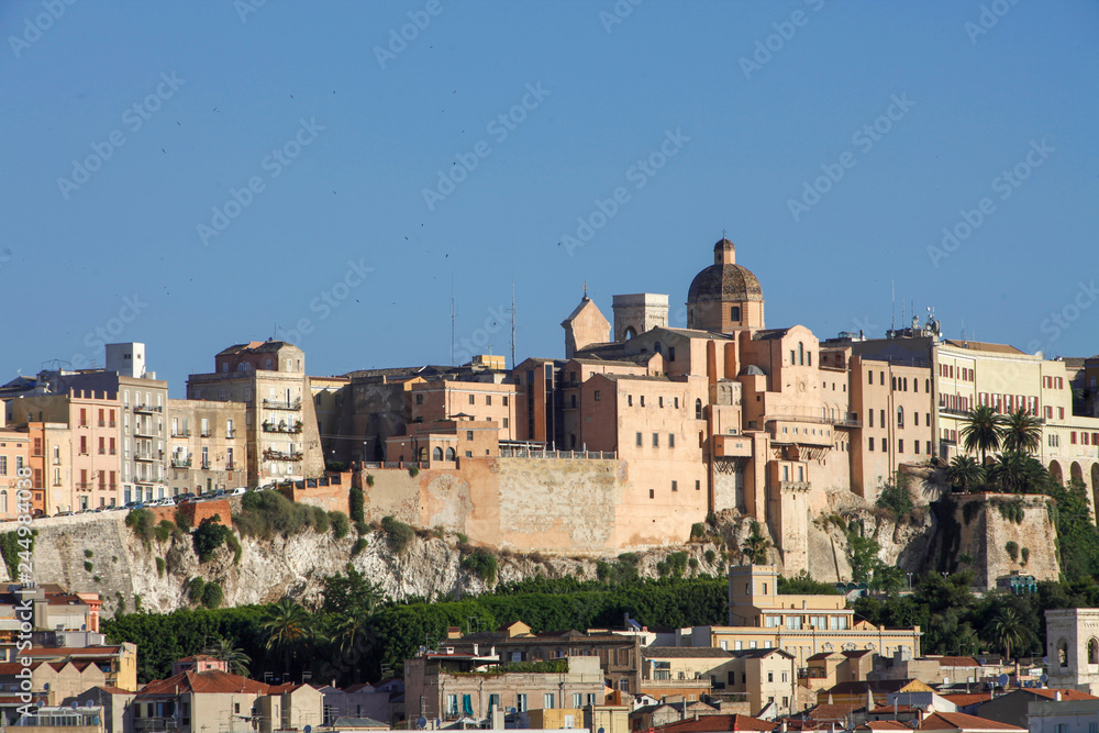Skyline di Cagliari - Sardegna - Italia