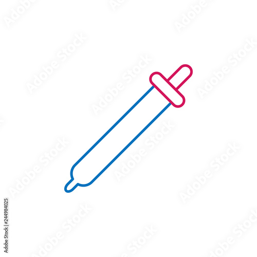 Medical, dropper colored icon. Element of medicine illustration. Signs and symbols icon can be used for web, logo, mobile app, UI, UX