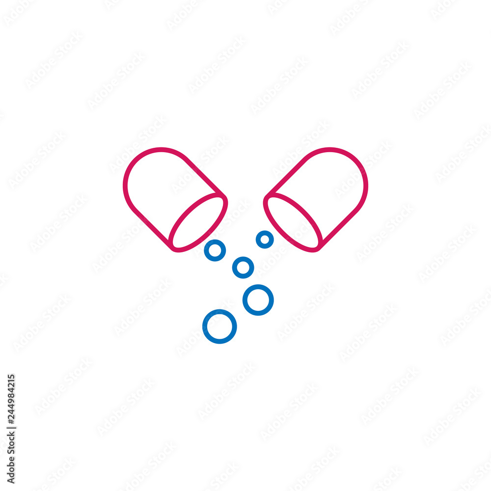Medical, pill colored icon. Element of medicine illustration. Signs and symbols icon can be used for web, logo, mobile app, UI, UX Medical, pill colored icon. Element of medicine illustration. Signs and symbols icon can be used for web, logo, mobile app, UI, UX