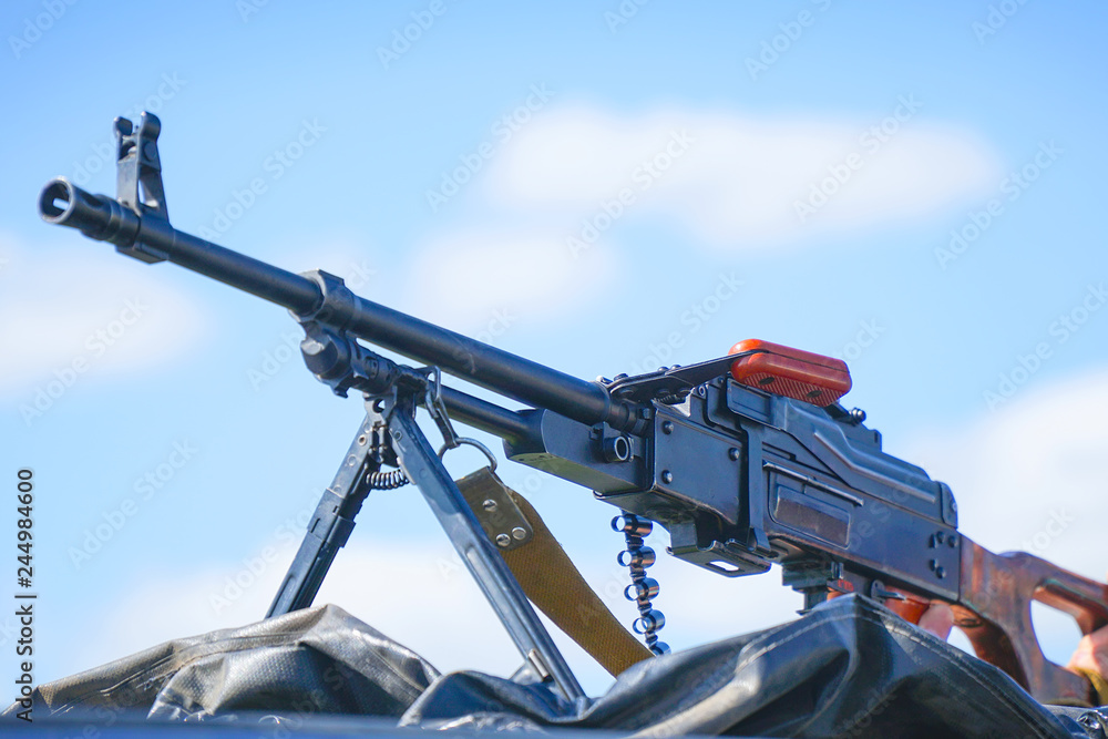 Russian machine gun Russian machine gun