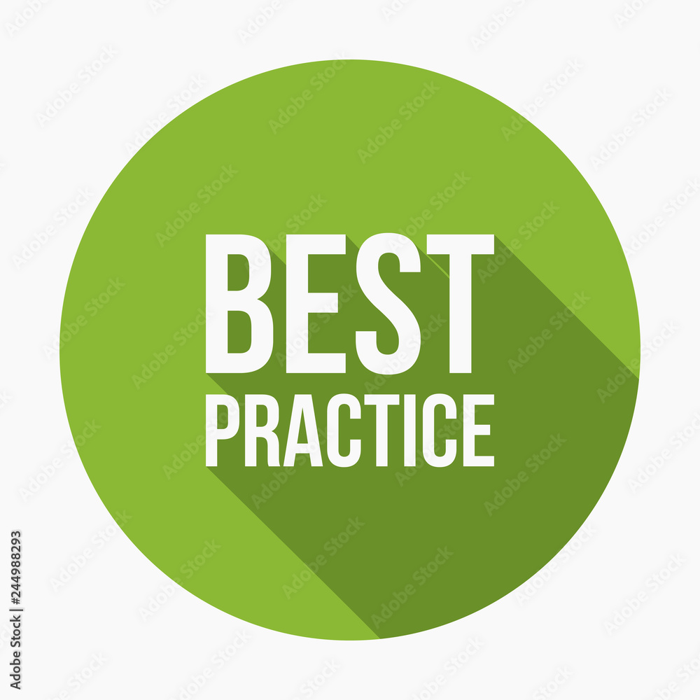 Best Practice Word. Vector illustration