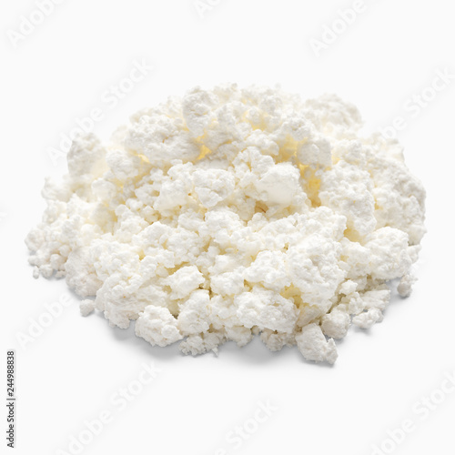 Cottage cheese pile
