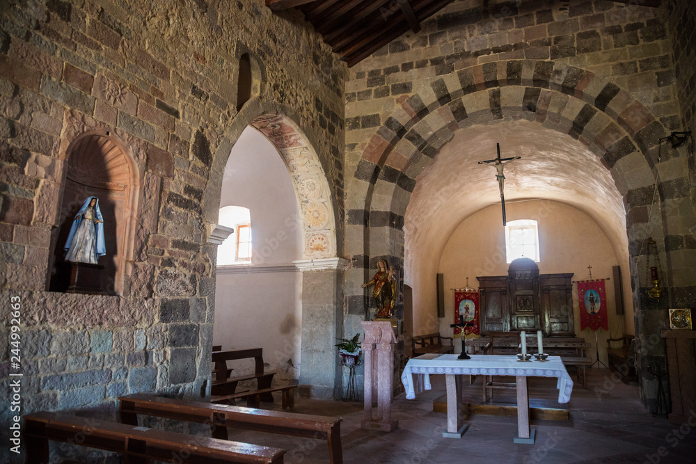 Interno Chiesa di San Palmiro - Ghilarza- Sardegna