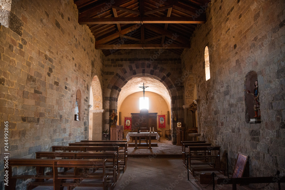 Interno Chiesa di San Palmiro - Ghilarza- Sardegna