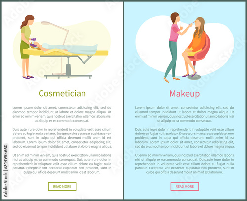 Cosmetician and Makeup Facial Cosmetic Procedures