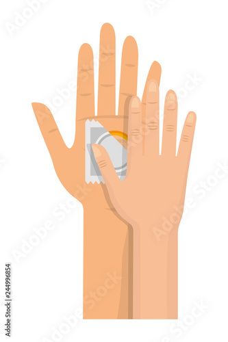 Isolated condom design
