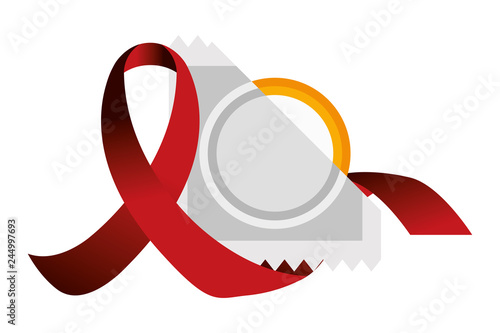 Isolated hiv ribbon and condom design