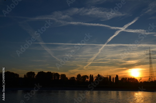 sunset on the Rhine © Asgat