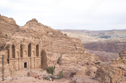 Ad-Dayr ( The Monastery ) in Petra, Jordan
