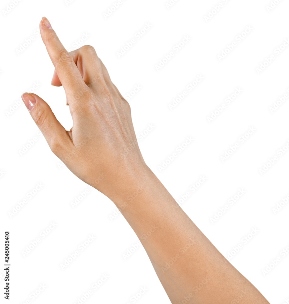 Finger Pressing an Imaginary Button / Pointing Finger Pressing an Imaginary Button / Pointing