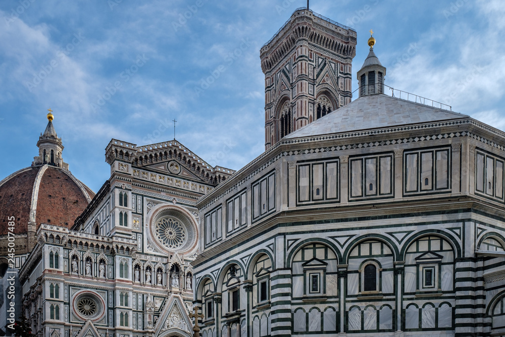 Firenze, duomo, campanile e battistero