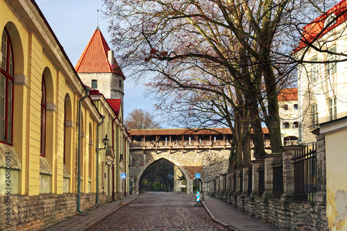streets of old Tallinn, Estonia, Europe
