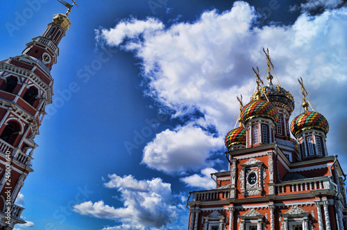 Photography tower of moscow kremlin