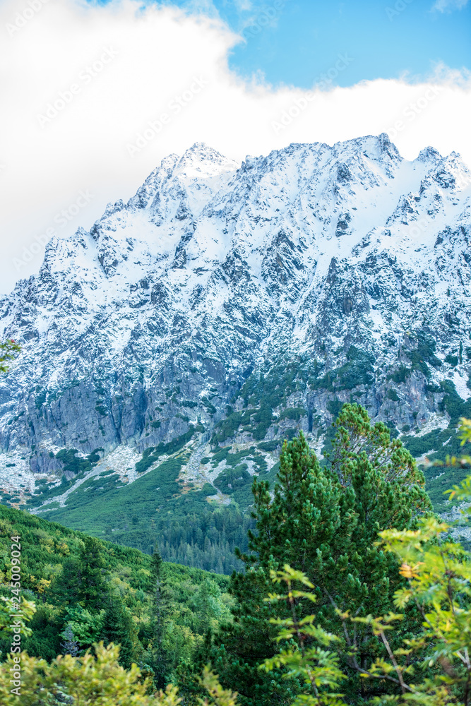 Naklejka premium Słowackie Tatry latem