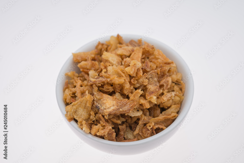 Crispy fried onion flakes Crispy fried onion flakes