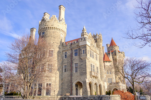 Photography Scenic view of Casa Loma theatre in Toronto