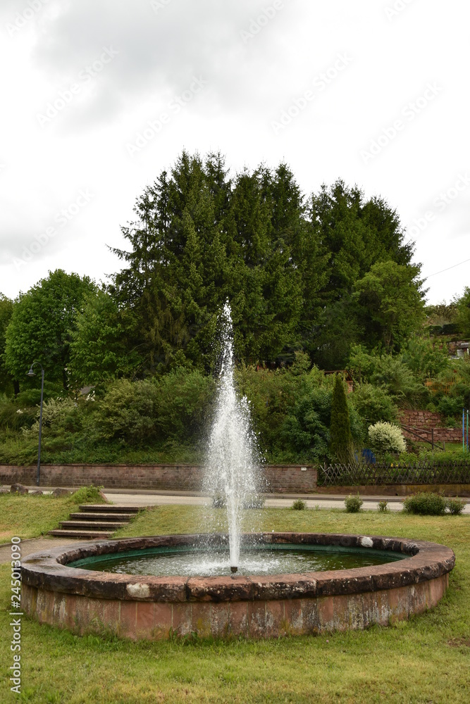 Artesian fountain in Bruchweiler-Barenbach , Germany ,may, 2017 Artesian fountain in Bruchweiler-Barenbach , Germany ,may, 2017