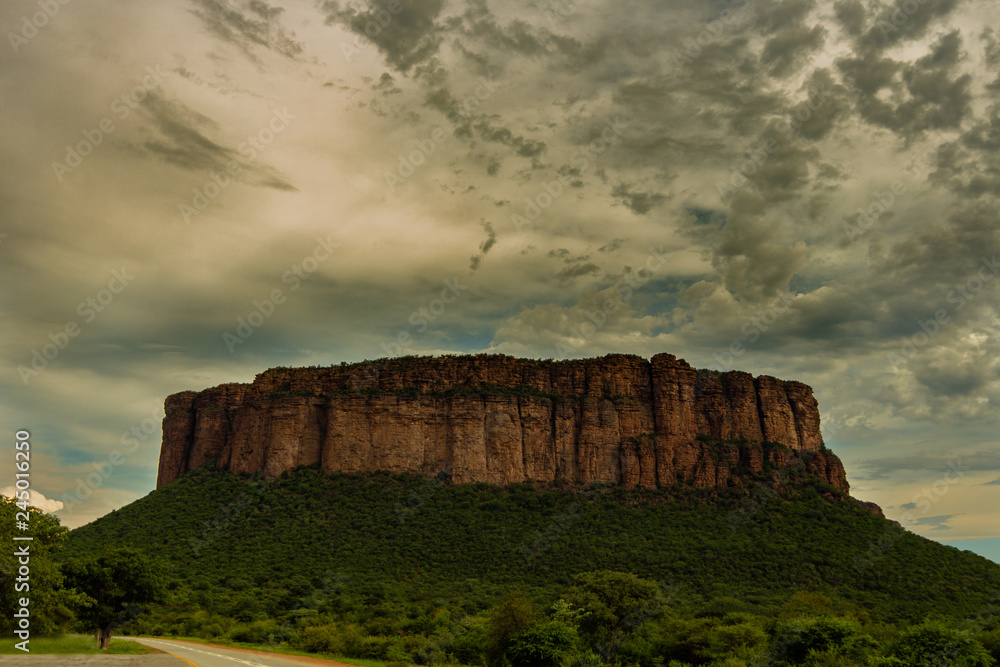 cliff mountain in the Waterberg Biosphere