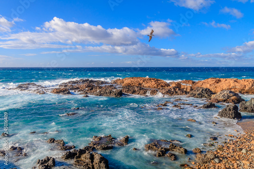 Vista da Costa de Sines em Portugal
