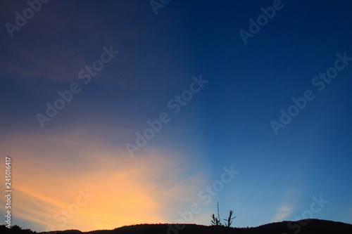 Colorful Evening Sky on Twilight. - Image