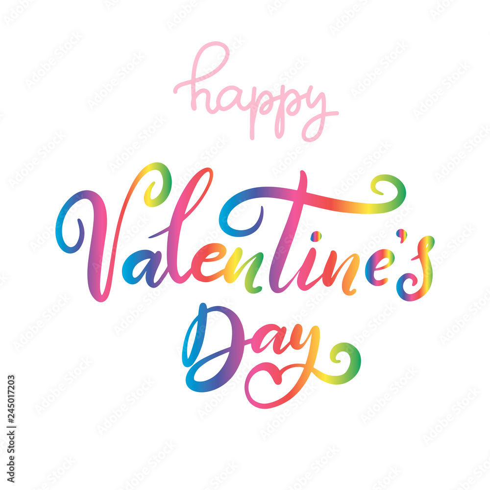 lettering for happy Valentines day lettering for happy Valentines day