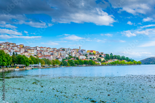 Waterfront of Kastoria, Greece photo