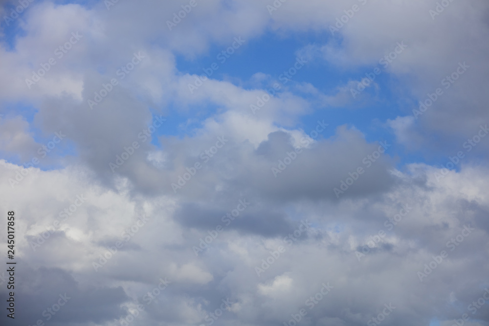 Just a cloudy blue sky stock image Just a cloudy blue sky stock image