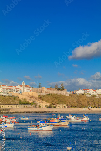 Vista da Cidade de Sines e da Praia Vasco da Gama, Alentejo, Portugal