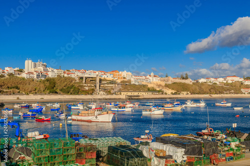 Vista da Cidade de Sines e da Praia Vasco da Gama, Alentejo, Portugal