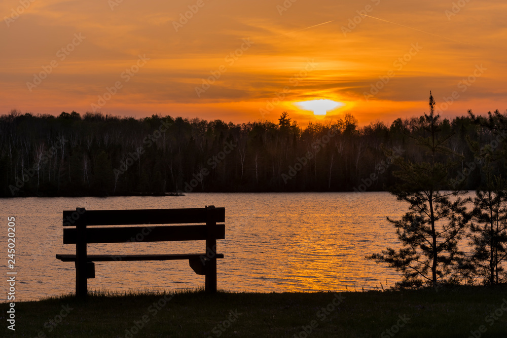 Day Lake Sunset