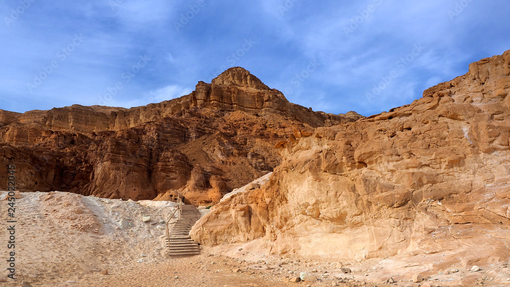 Israeli Park Timna in Desert Israeli Park Timna in Desert